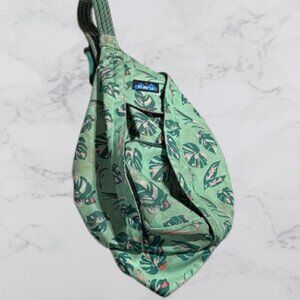 Kavu Tropical Green Rope Sling Bag